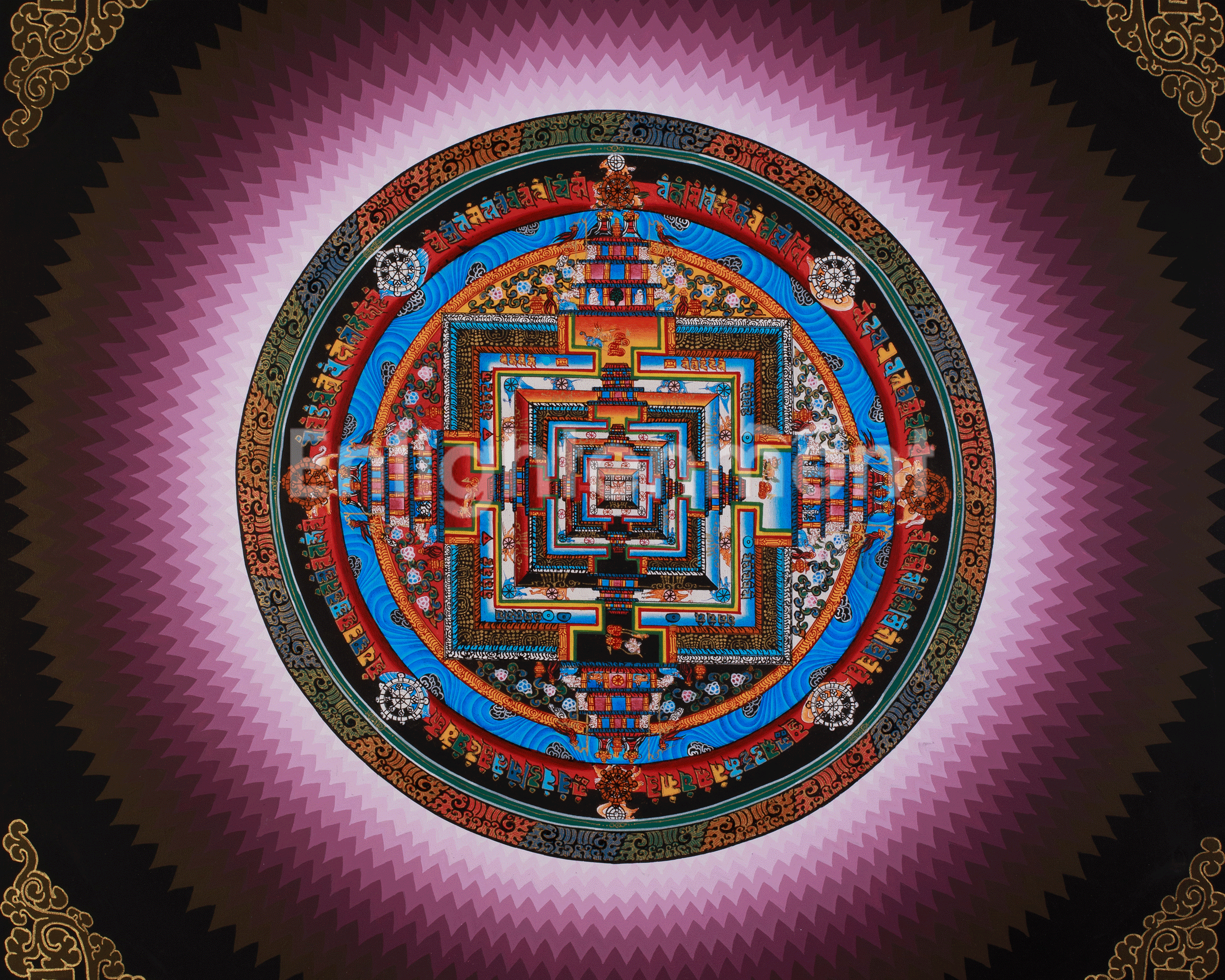 Sacred Buddhist Kalachakra Mandala | Peace, Focus, and Inner Transformation