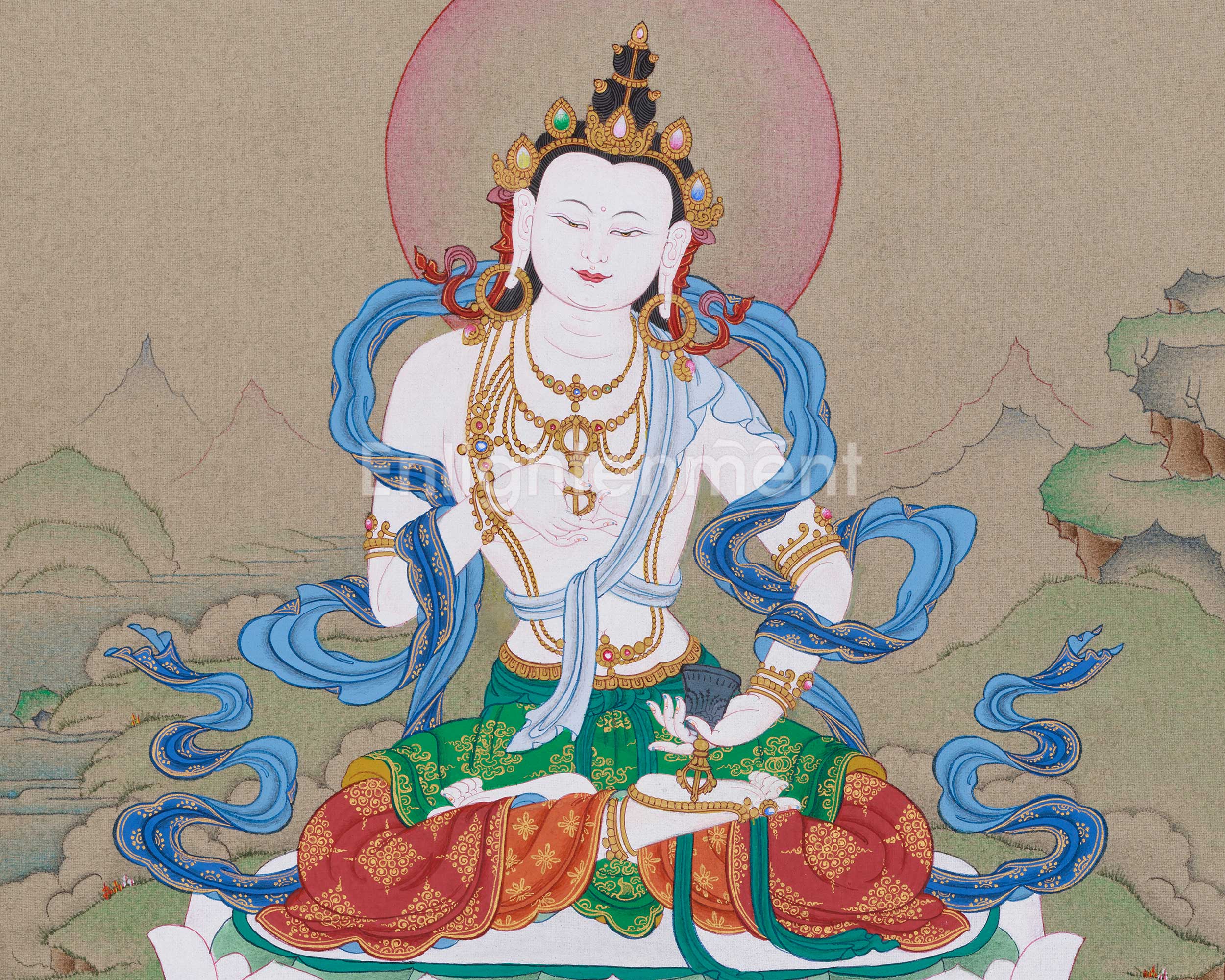 Bodhisattva of Purification, Vajrasattva | Thangka for Karma Cleansing