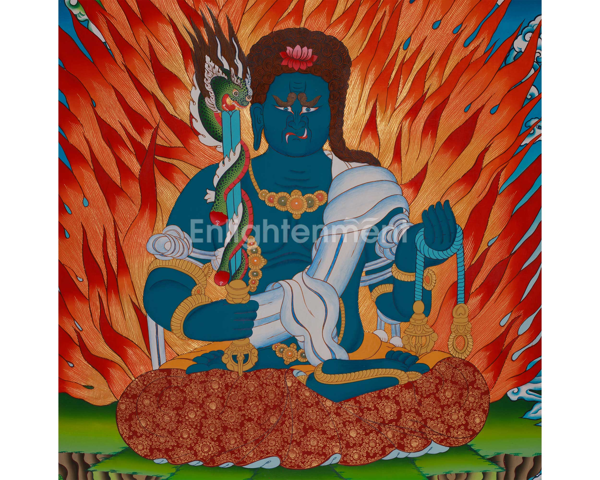 Achalanatha Thangka | Guardian of Wisdom and Obstacle Removal