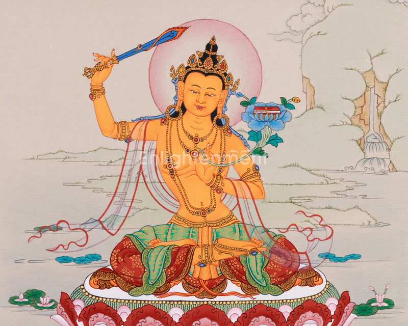 Unique Manjushri Thangka