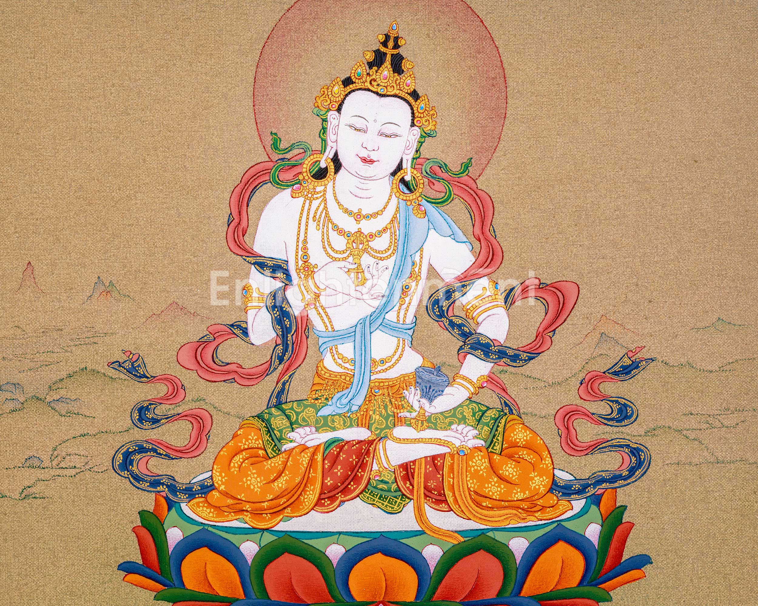 Vajrasattva- Dorje Sempa Thangka