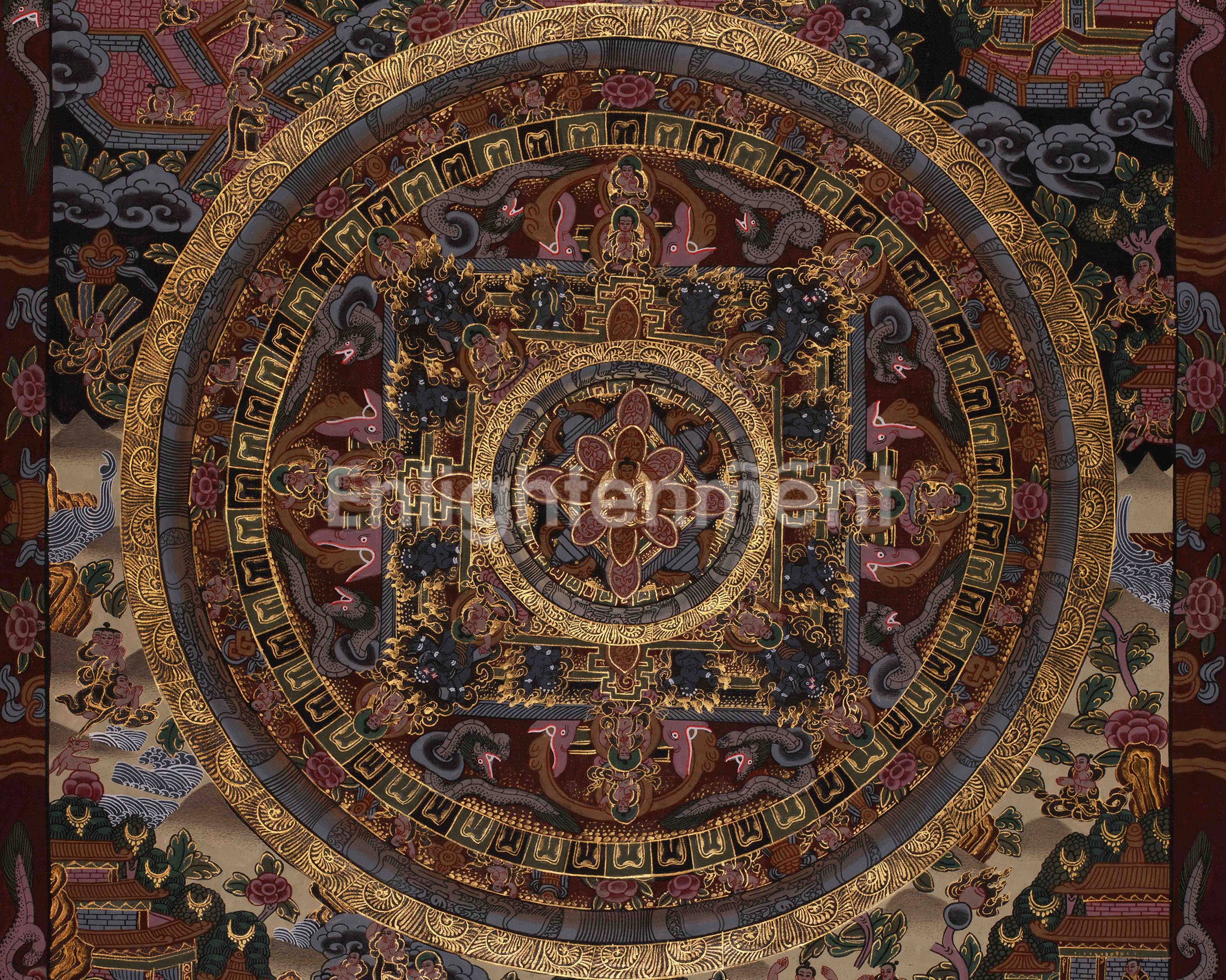 Tibetan Buddha Mandala | Symbolize Wisdom, Peace, and Awakening
