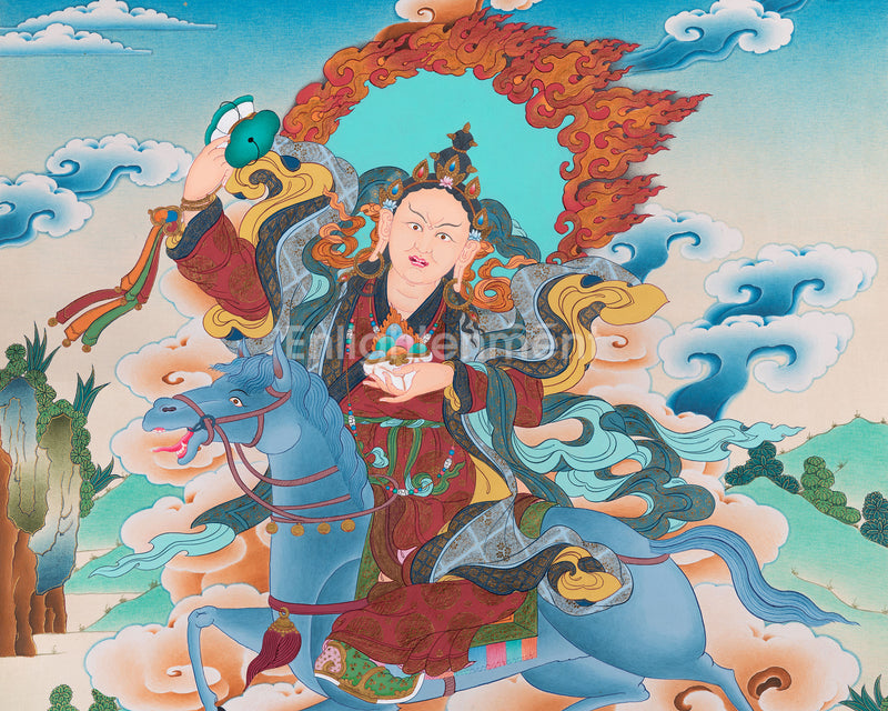 Achi Tsogyal Thangka | Blessing of Achi Chokyi Drolma | Religious Wall Hanging