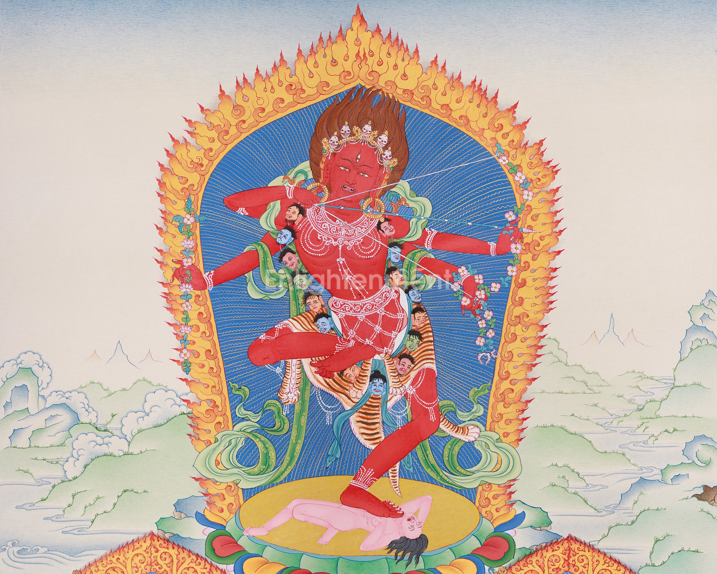 Kurkulla With Ganesha and Takiraja | The Divine Trio of Wisdom, Prosperity, and Spiritual Protection