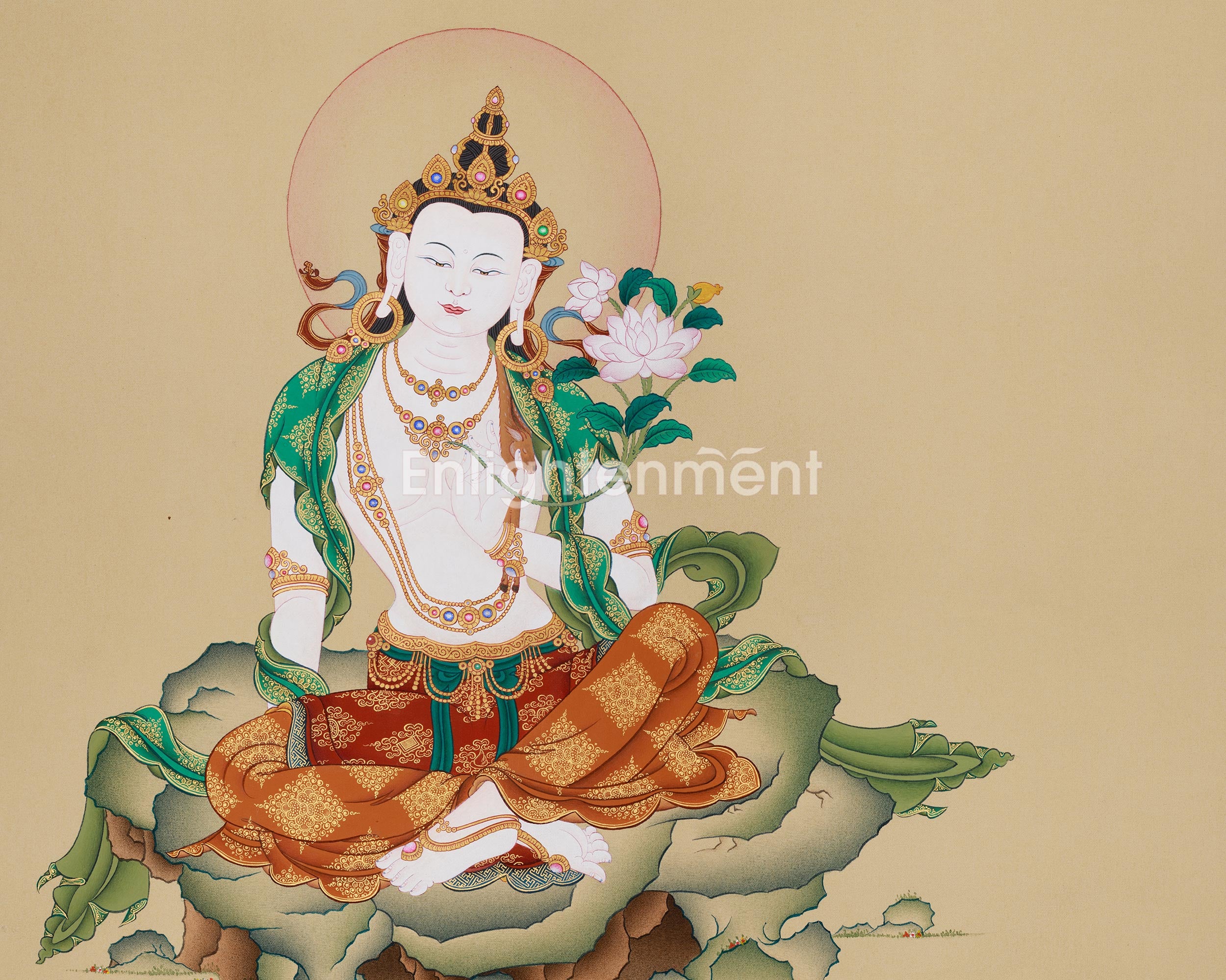Two-Armed Form of Avalokiteshvara | The Bodhisattva of Compassion, Representing Mercy and Spiritual Protection