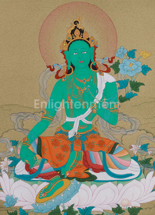 Arya Tara Thangka - Swift Liberator Goddess
