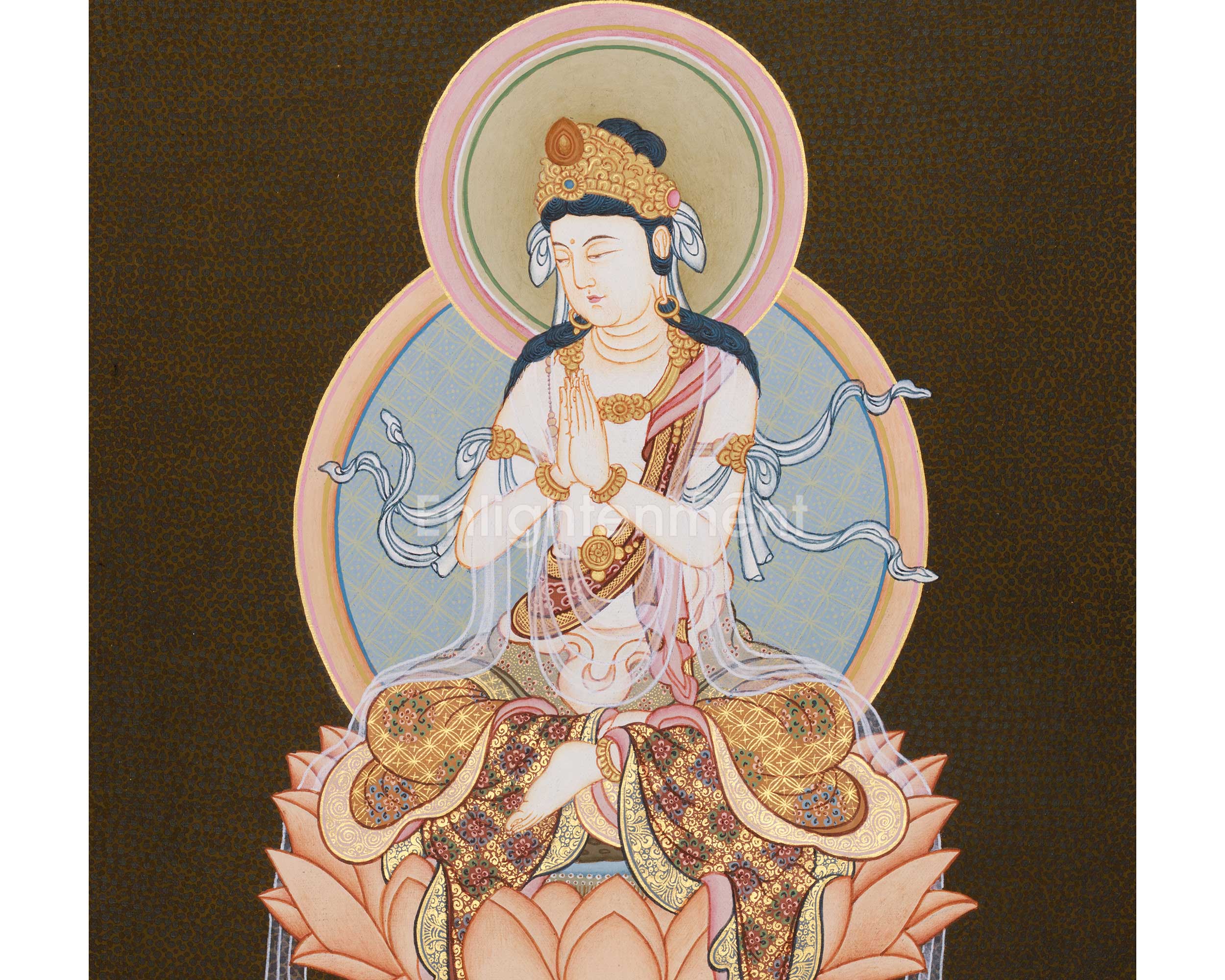 Buddha Samantabhadra | A Sacred Japanese Style Thangka of the Buddha of Universal