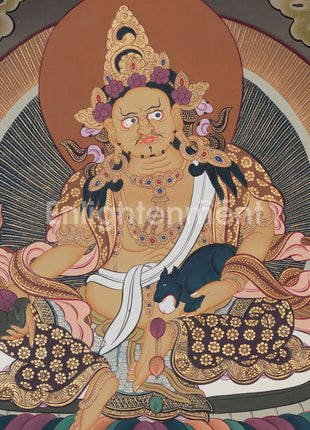 Wealth Deity Artwork | Dzambhala, The Guardian of Abundance & Prosperity