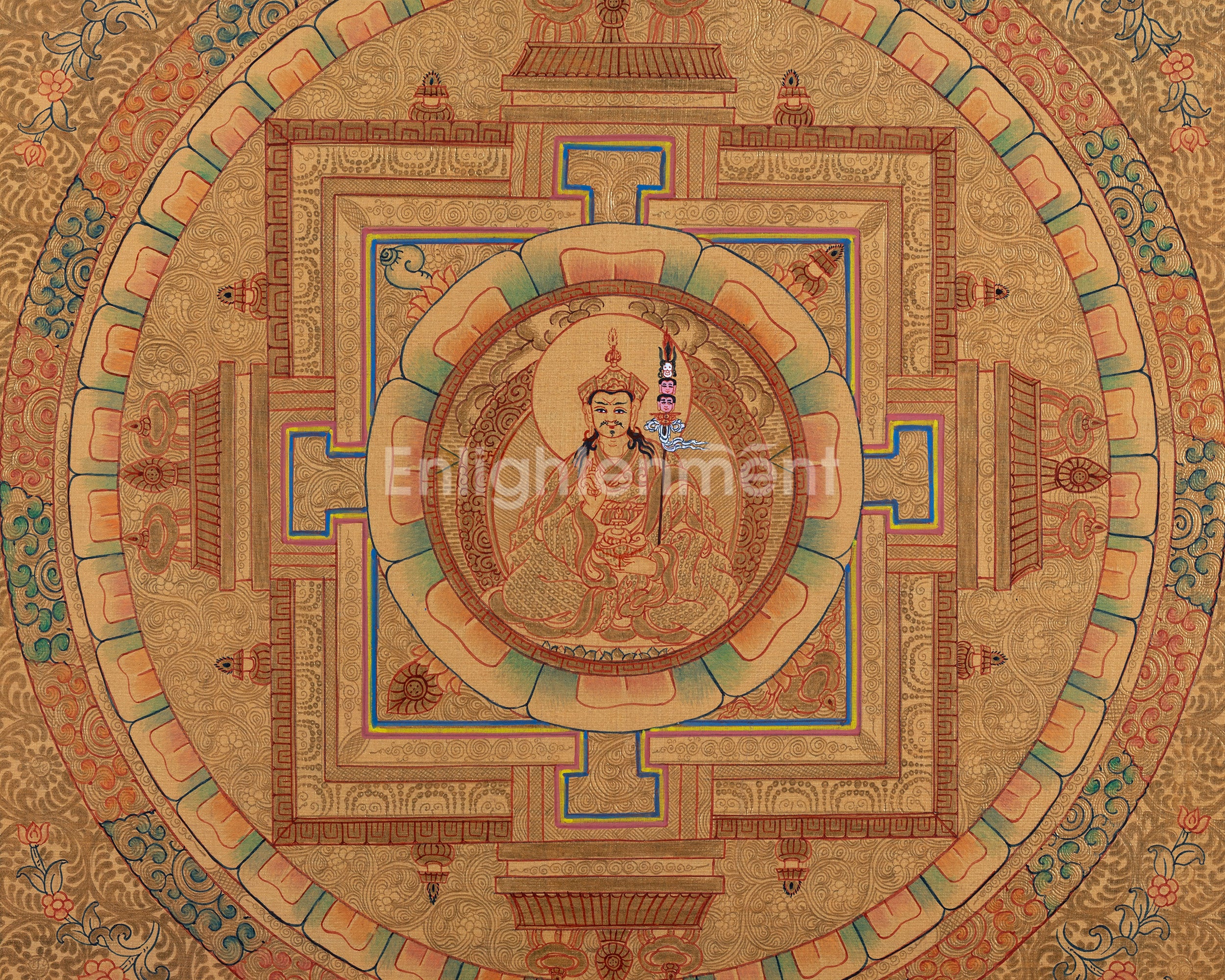 Guru Padmasambhava Mandala | Second Buddha in Peaceful Form
