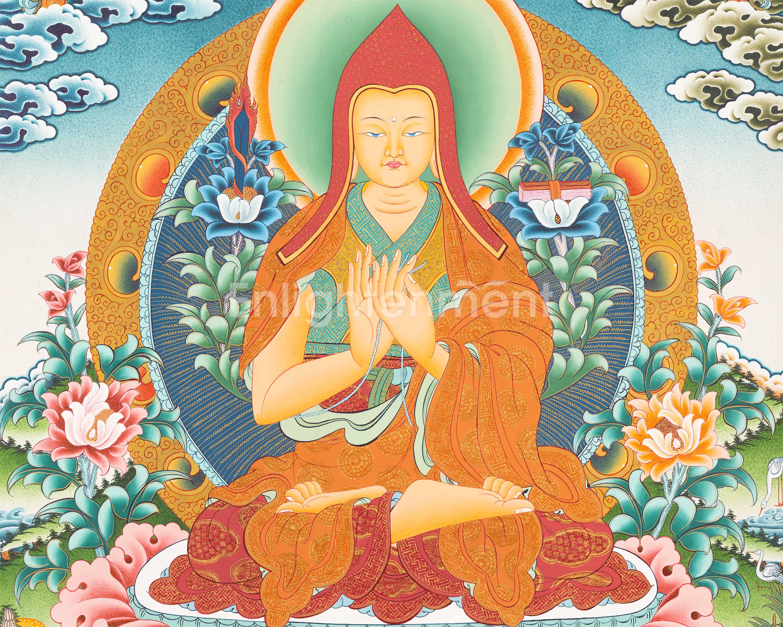 Thangka of Tsongkhapa | Founder of the Gelug Tradition