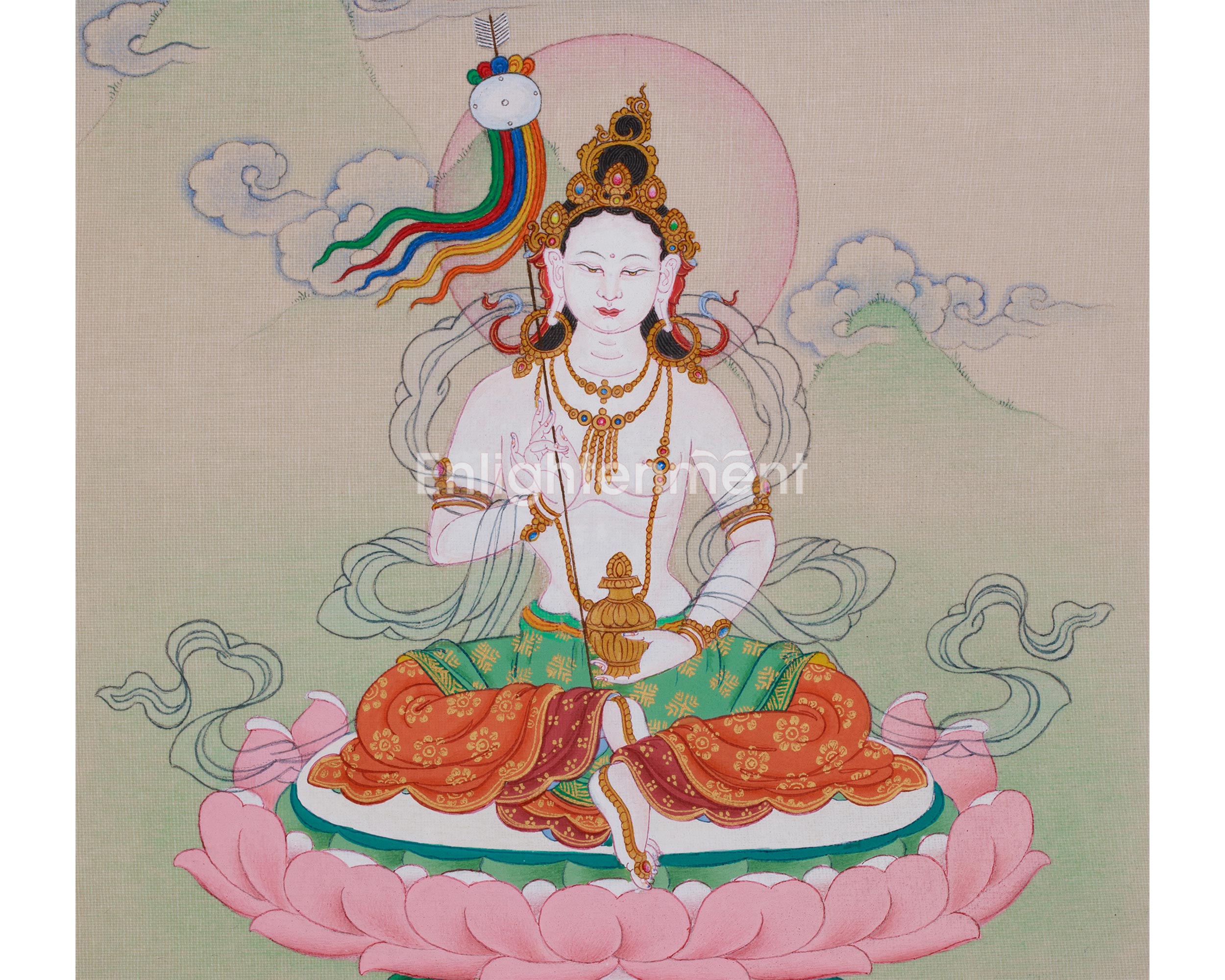 Dakini Mandarva Painting | Protector of Tantric Practices | Yogini of Enlightenment