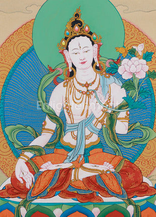 Goddess Tara Meditation Thangka | Protector of Sentient Beings