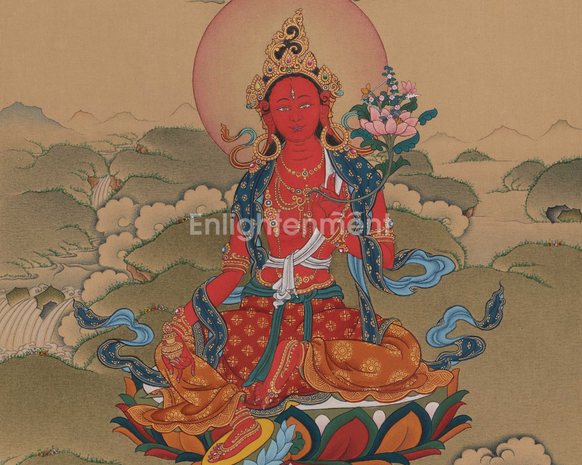 Red Tara Magnetizing Deity | Represents Fierce Compassion And Transformation