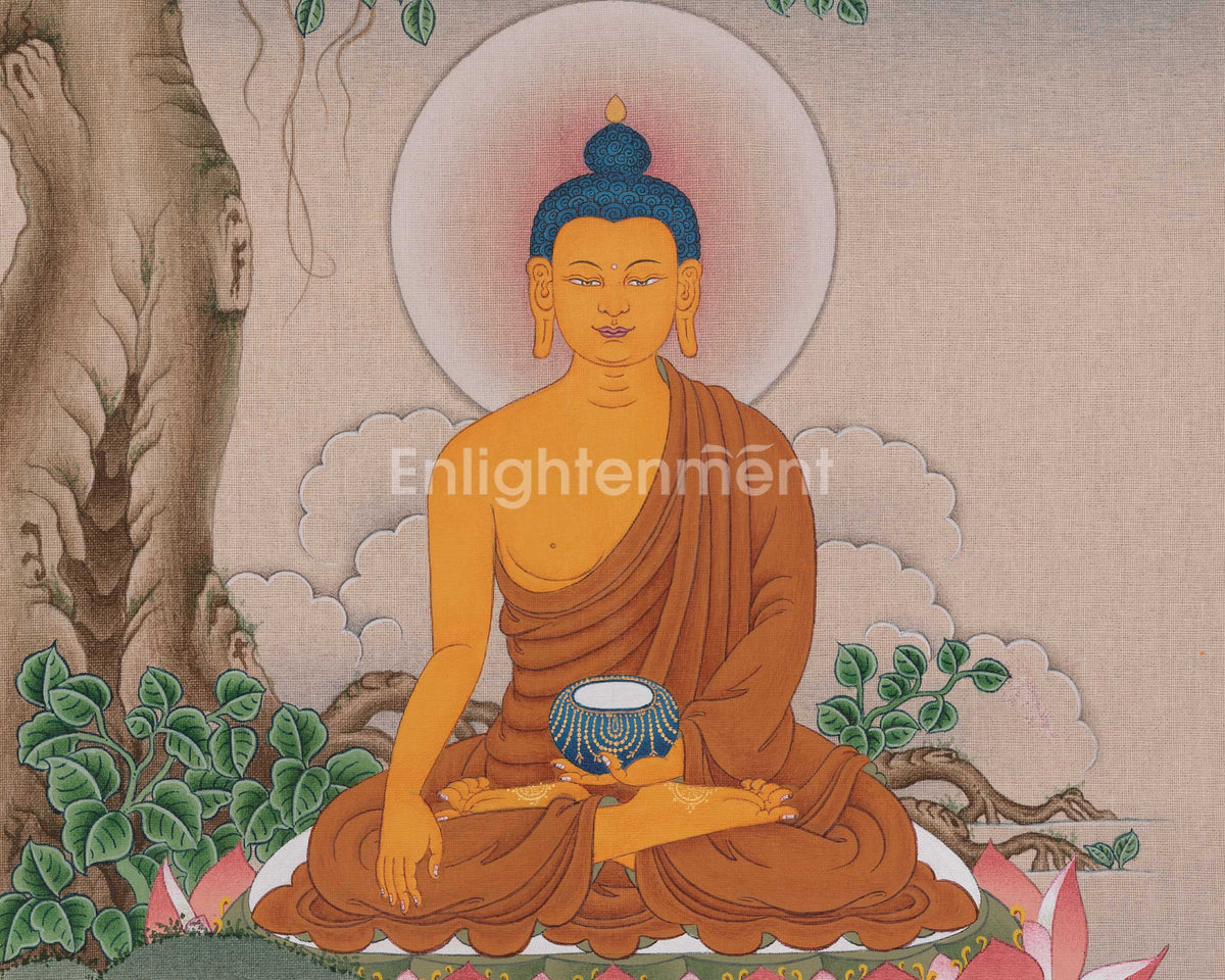 Shakyamuni Buddha Himalayan Artwork | Enlightened Teacher of Wisdom and Liberation