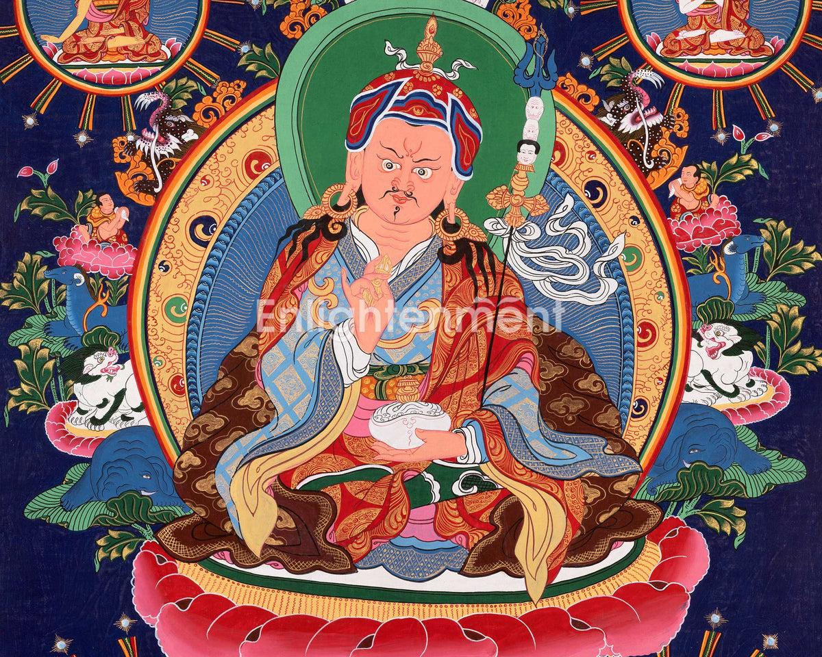 Guru Rinpoche Thangka | Buddhist Gifts | Wall Decors