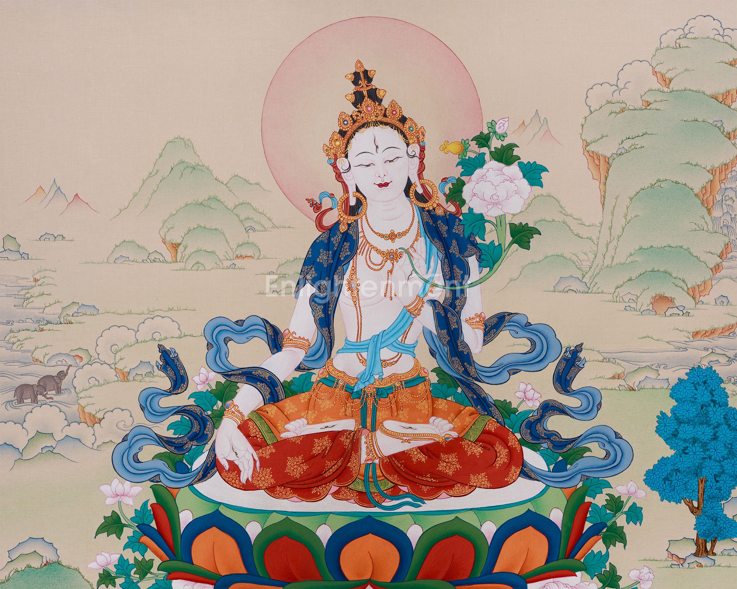 Sita Tara Goddess (White Tara) | Protector of Longevity and Compassion