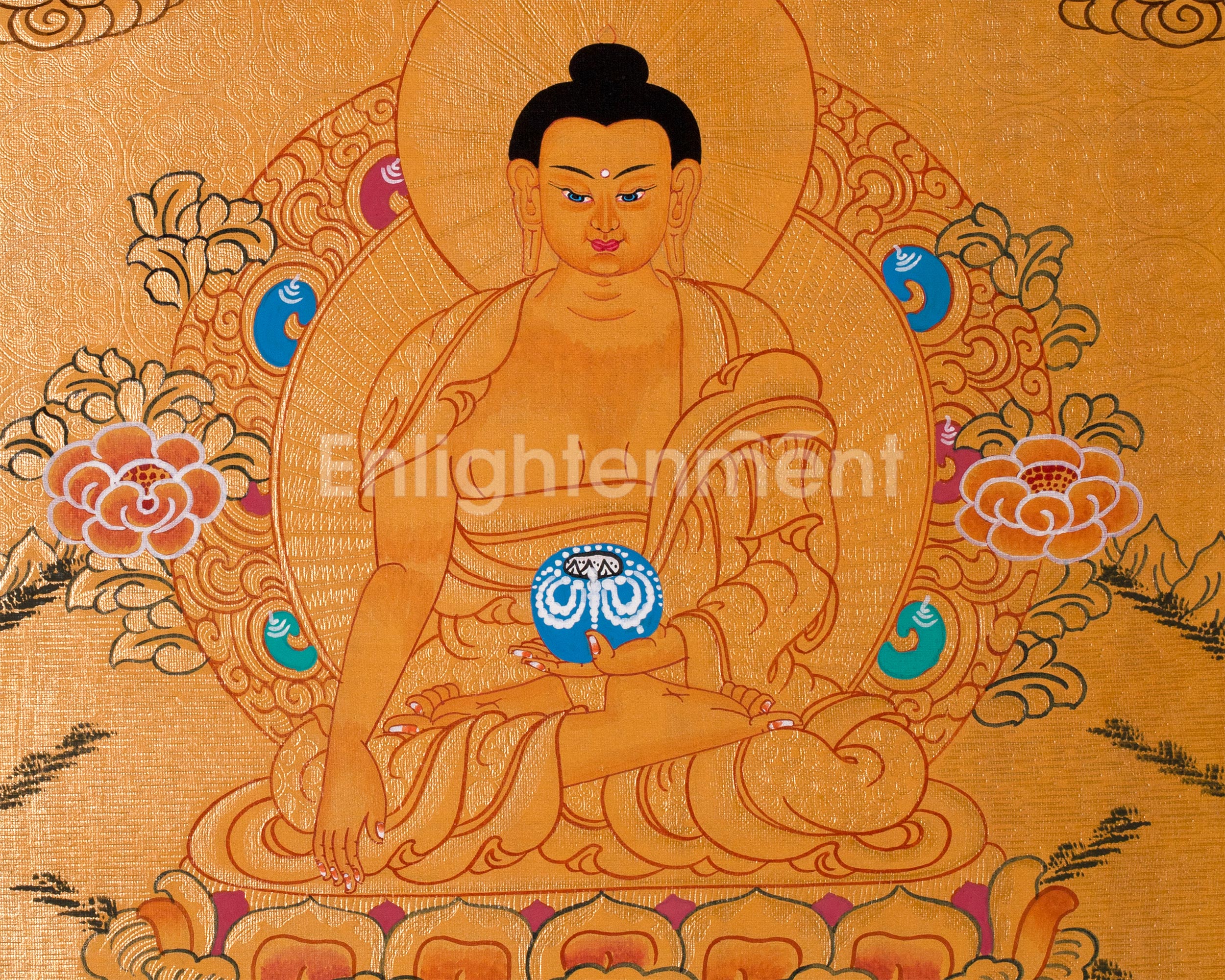 30 cm Siddhartha Gautama Painting | The Buddha of Serenity and Wisdom