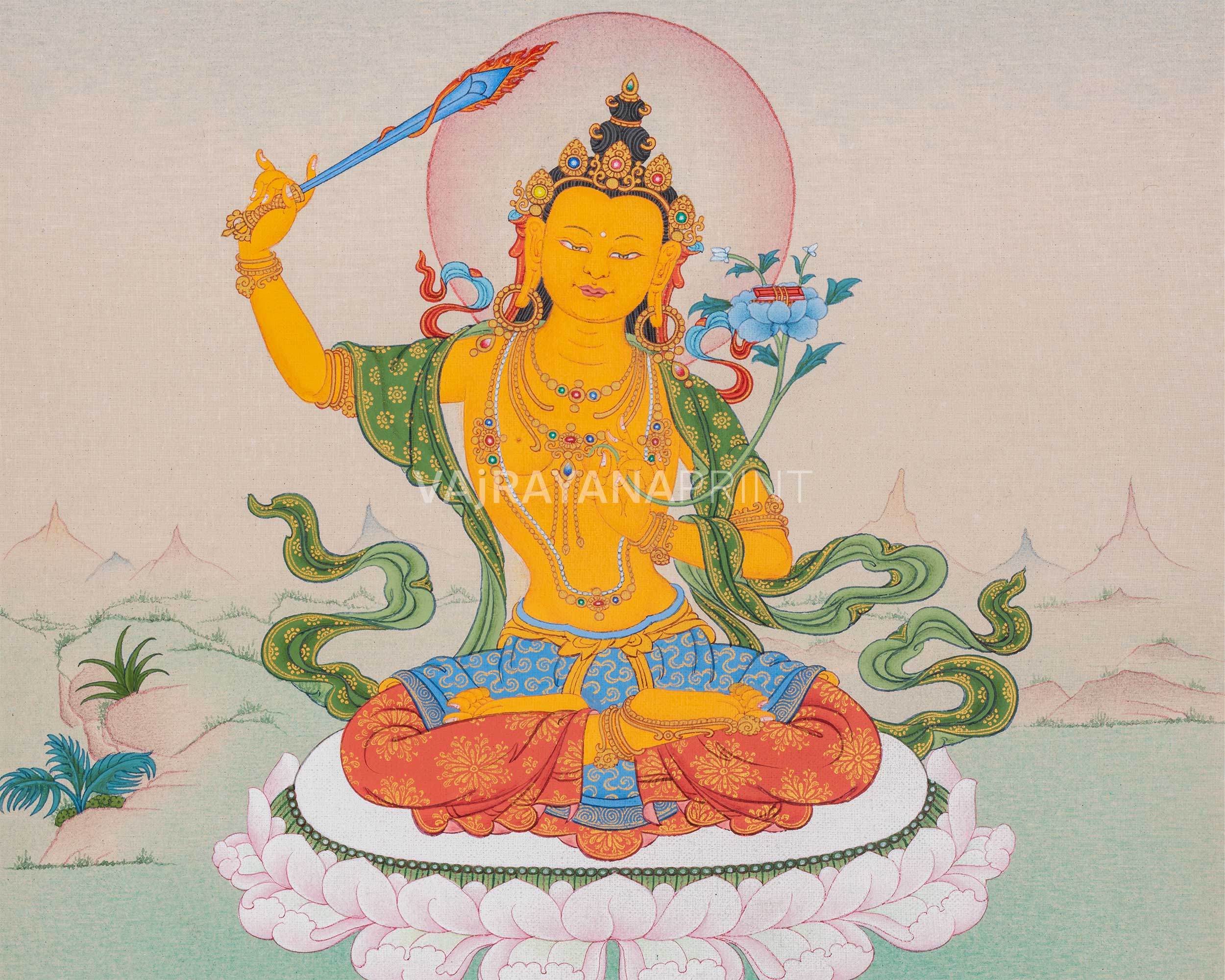 Manjushri-Prajnaparamita-Saraswoti-Print Set