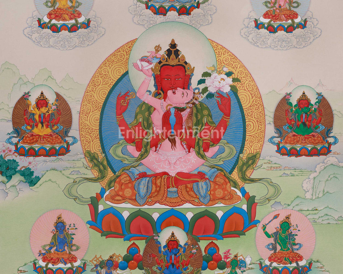 Gyalwa Gyatso Sacred Art | Powerful Tantric Manifestation of Avalokiteshvara