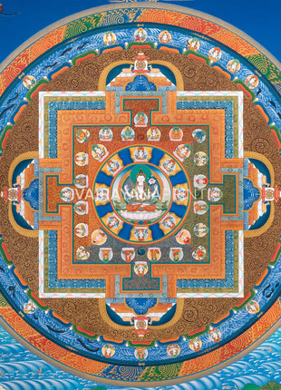 Chenresig Mandala Thangka Print