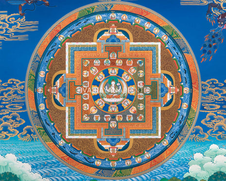 Chenresig Mandala Thangka Print