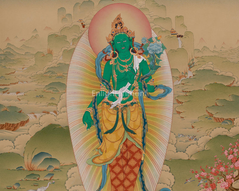 Majestic Standing Green Tara | Mother of All Buddhas