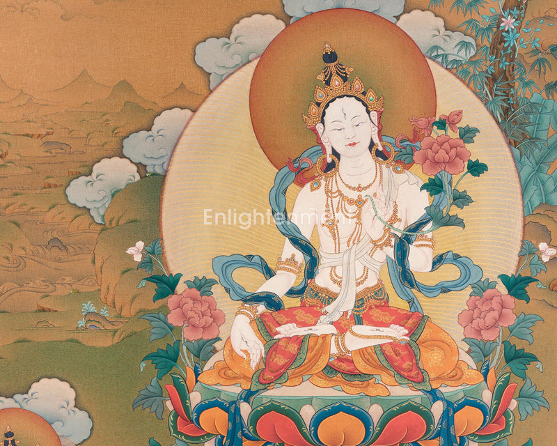 Bodhisattvas of Long Life: White Tara, Amitayus, Namgyalma Buddhist Art