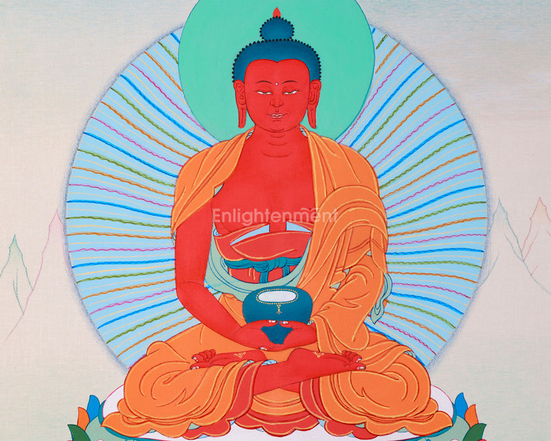 Small Amitabha Buddha Thangka