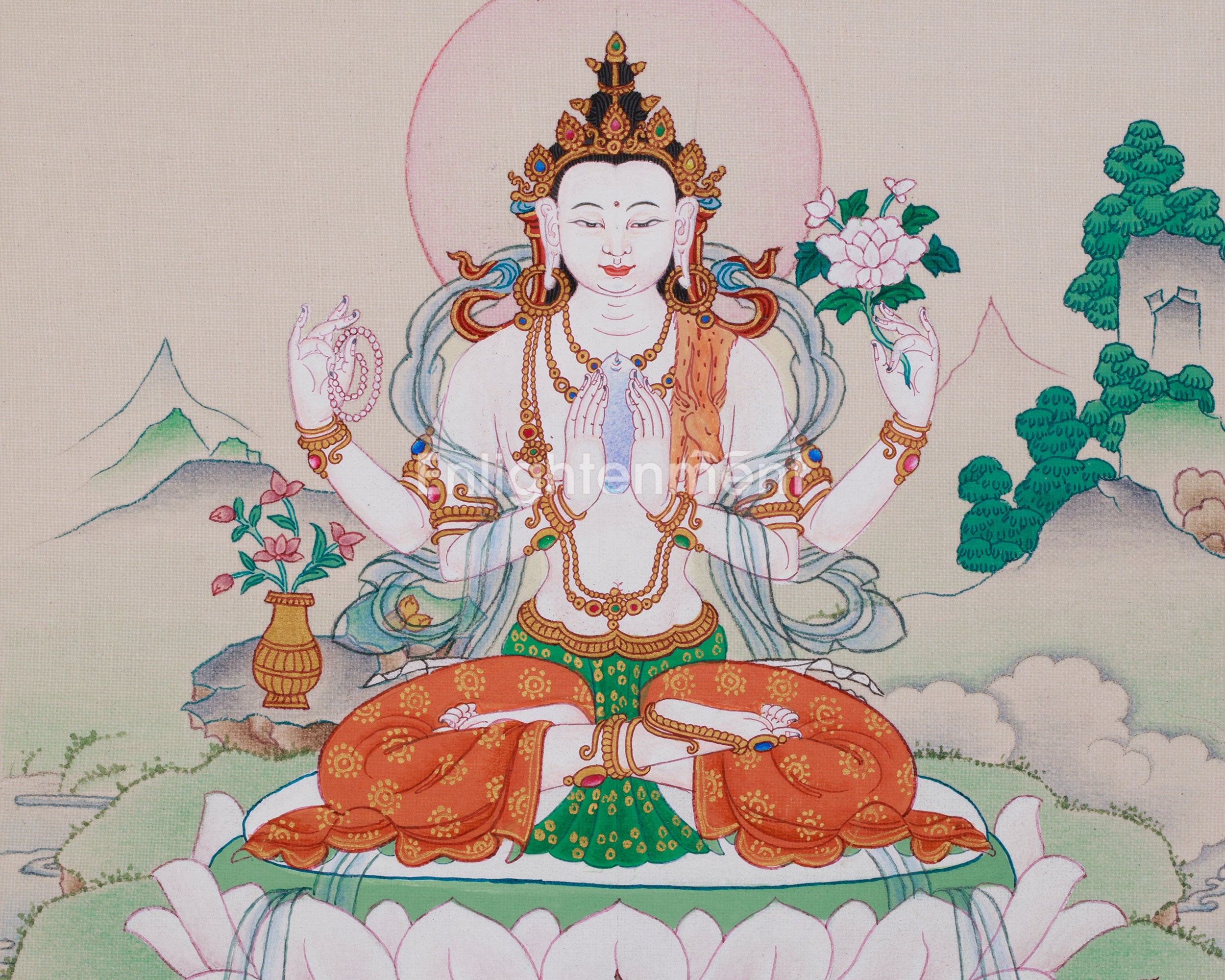 Chenrezig, The God of Universal Compassion | Symbol of Loving-Kindness and Awakening