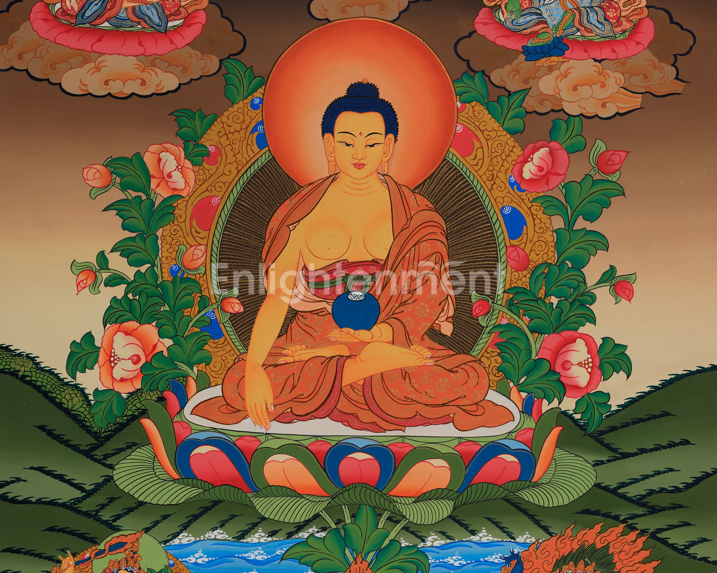 Buddha Shakyamuni Thangka | Enlightened One