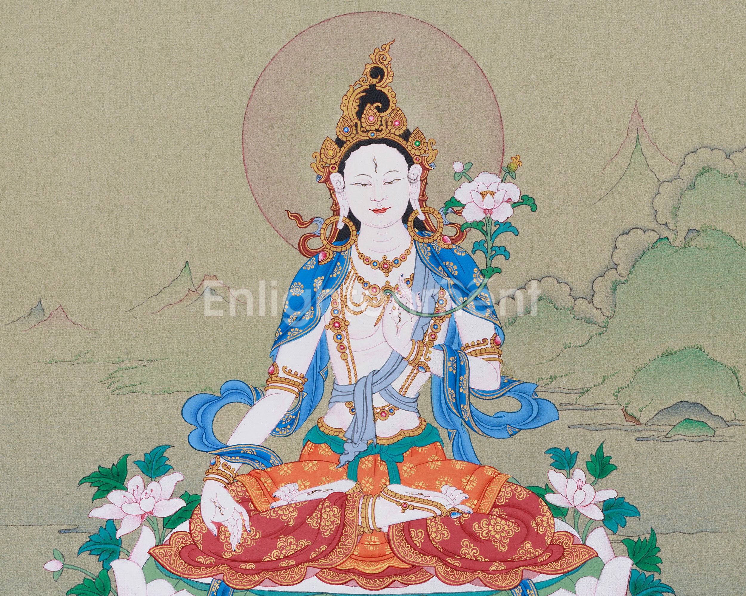 The Female Buddha, Sita Tara | Seven Eyes Goddess
