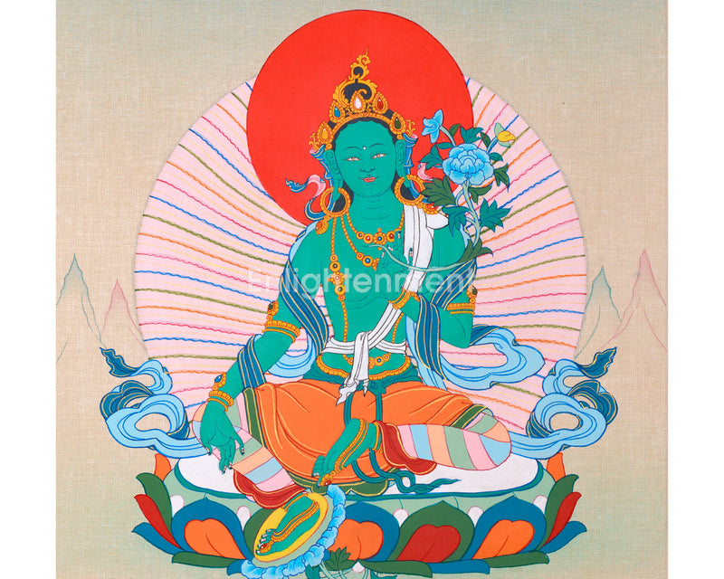 Green Tara Meditation Art