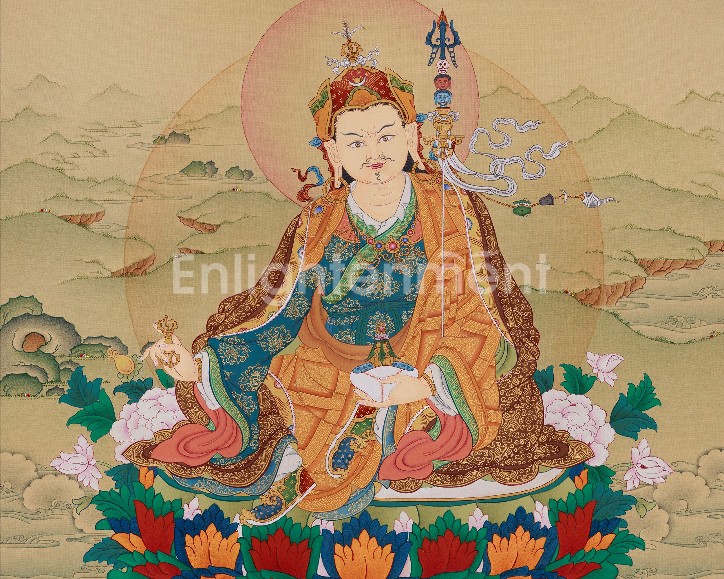 Guru Padmasambhava, Lotus-Born Master | Tantric Guru of Wisdom and Transformation