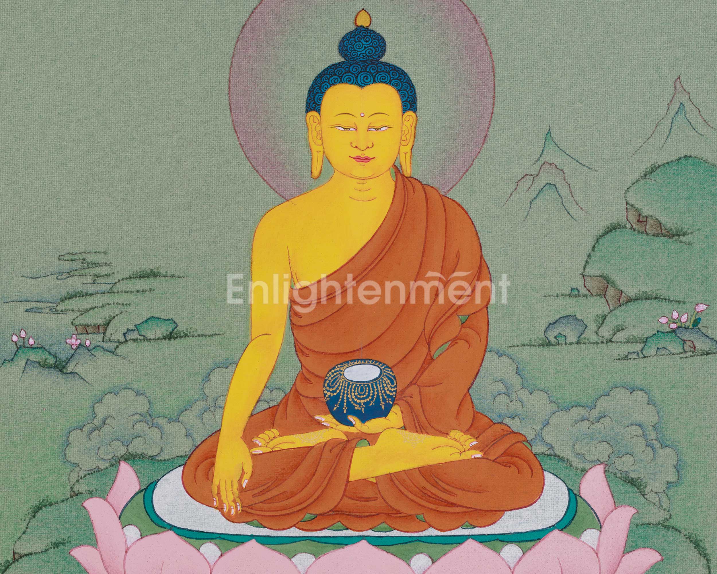 Shakyamuni Buddha Spiritual Thangka | Path to Awakening