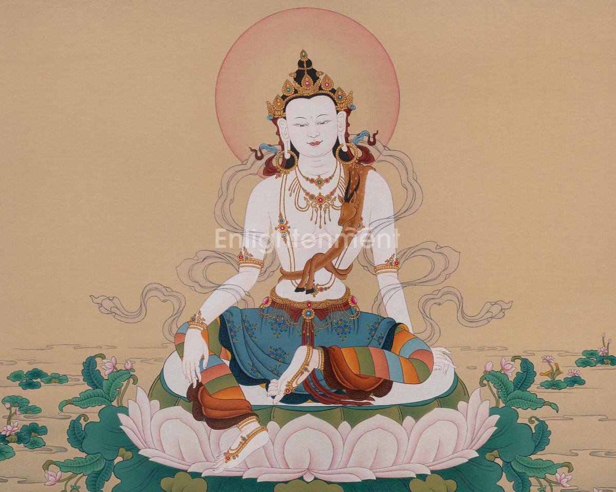 Two-Armed Chenrezig Art | Compassion and Wisdom Deity