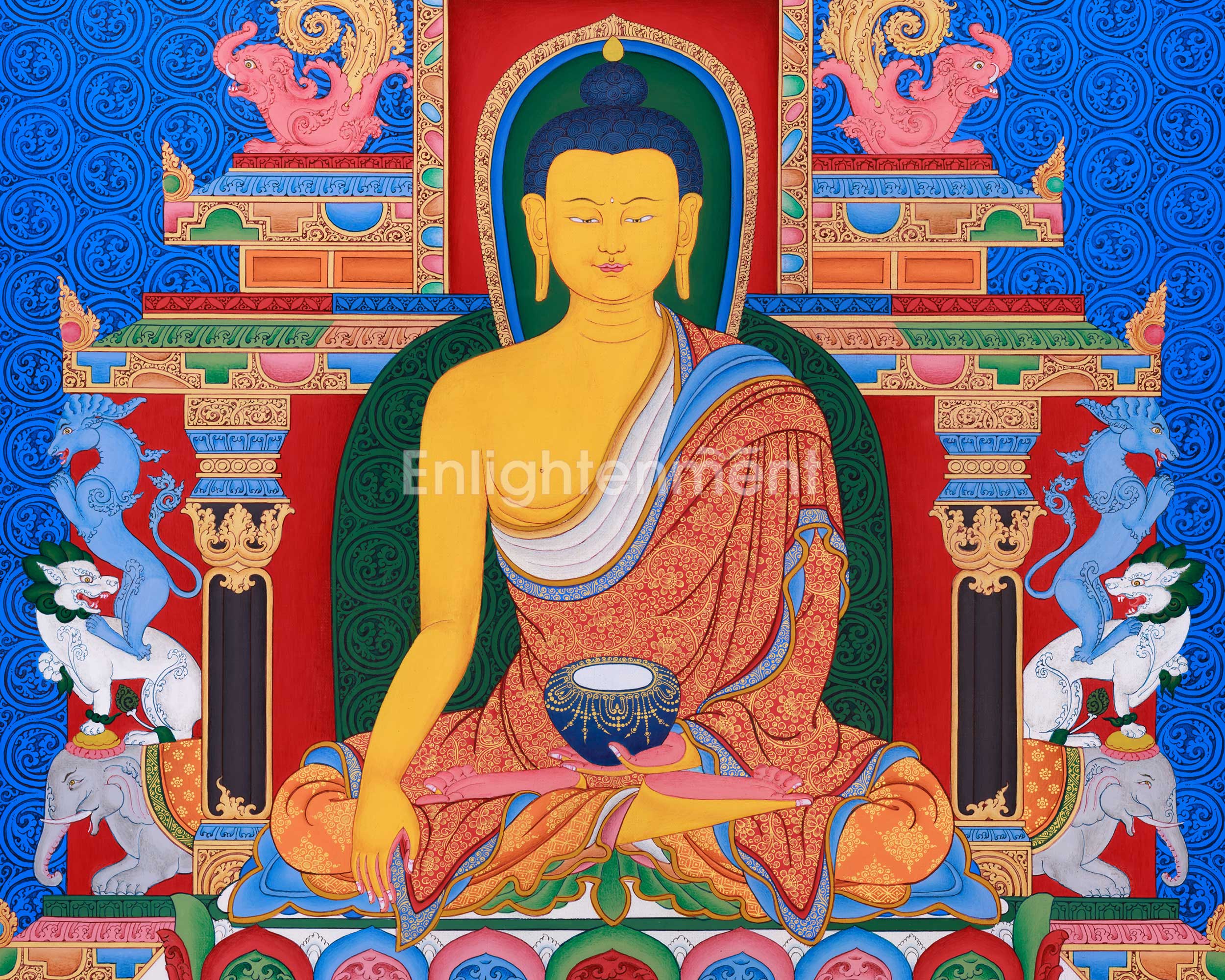 Thangka of Buddha Shakyamuni, Tibetan Art