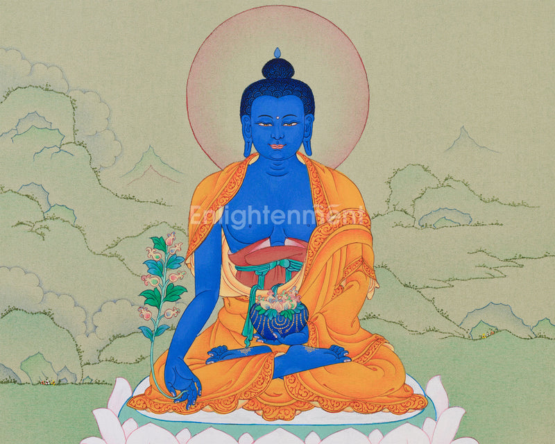 Small Buddha of Healing Painting