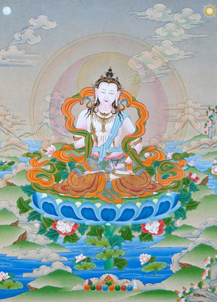 Vajrasattva Thangka| Tibetan Buddhist Art