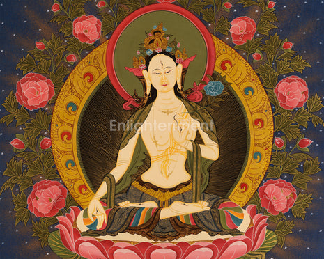 White Tara, The Seven Eyed Goddess | Deity of Longevity and Protection