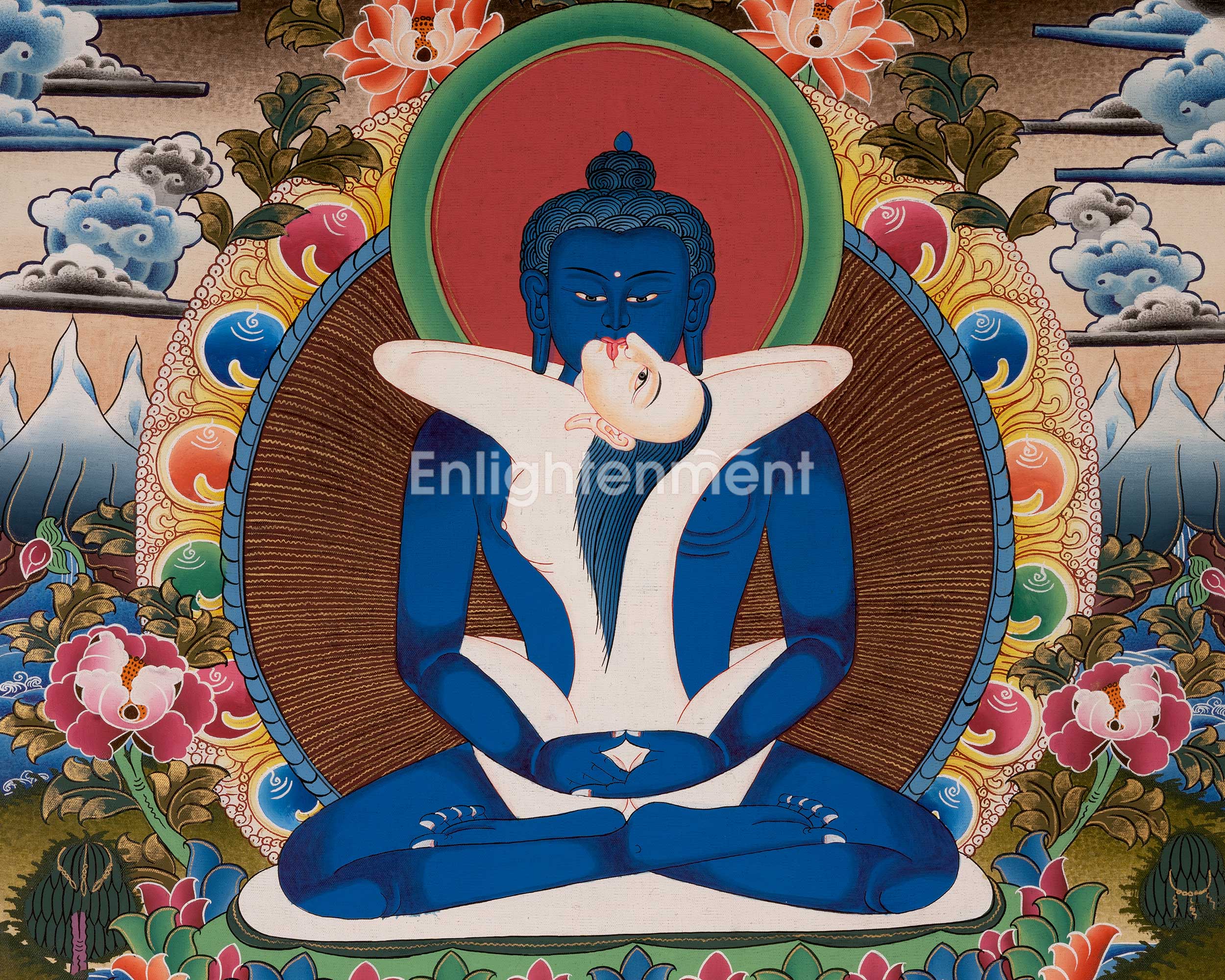 Buddha Samantabhadra Thangka | Tantric Union of Wisdom & Compassion