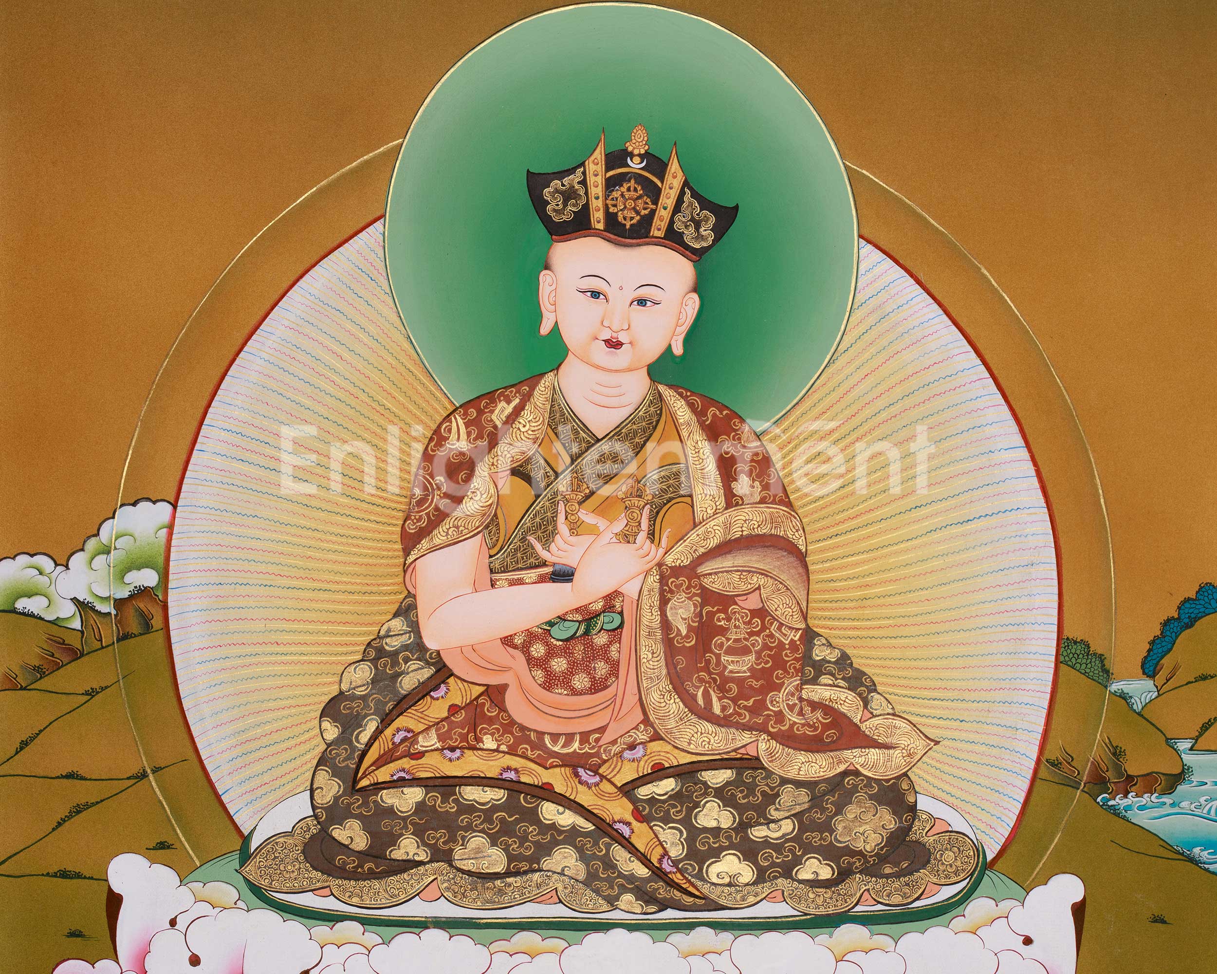 Karmapa Thangka | Buddhist Master | Himalayan Buddhist Artwork | Symbol of Compassion