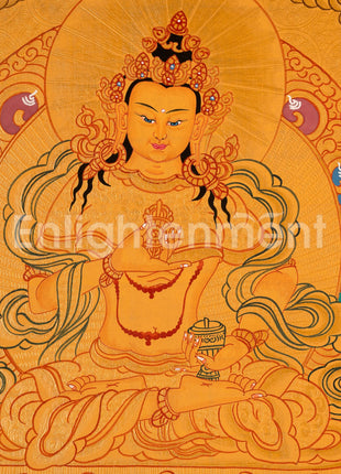 Thangka of Vajrasattva | The Deity of Purification & Spiritual Transformation