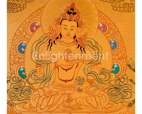 Thangka of Vajrasattva | The Deity of Purification & Spiritual Transformation