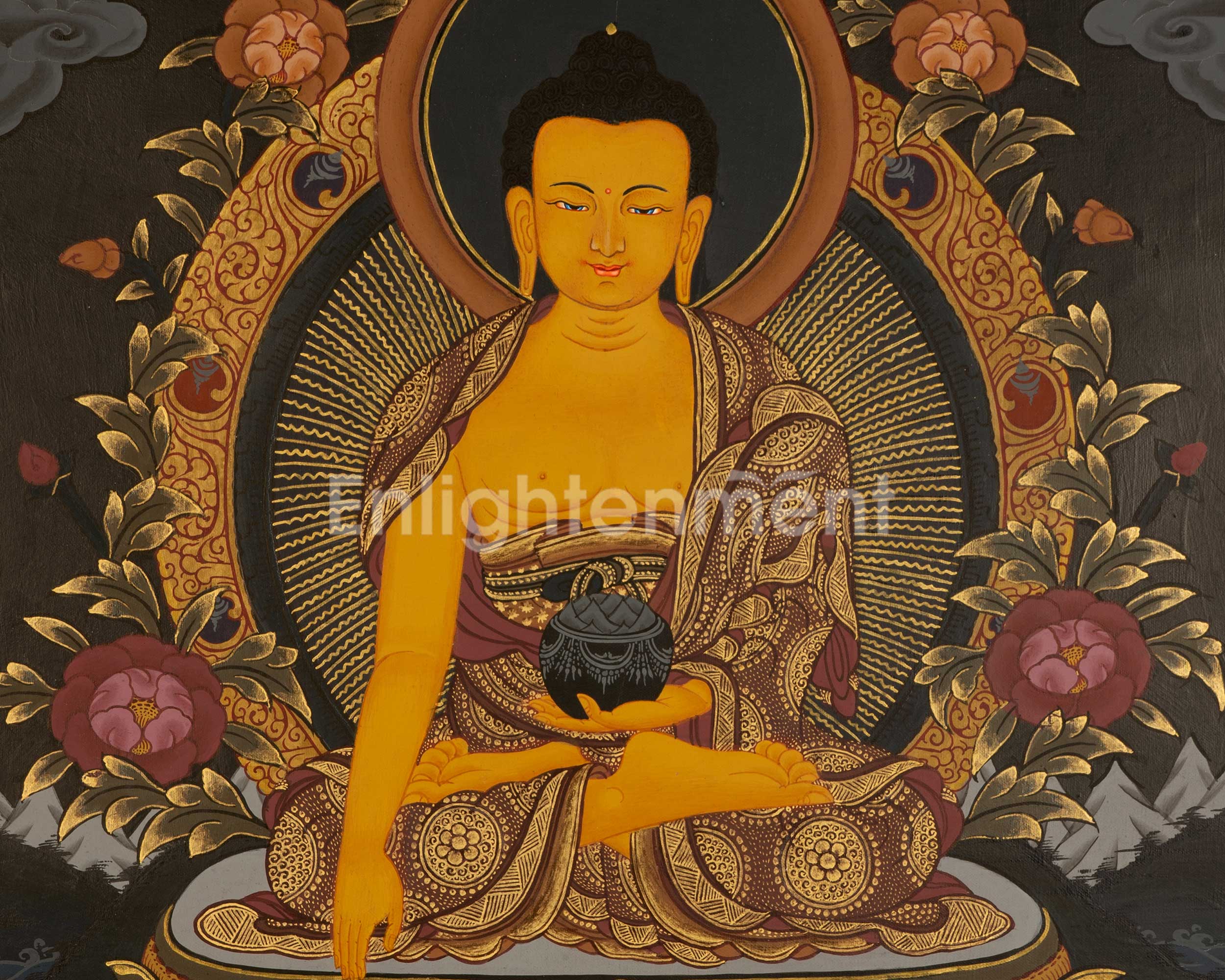 Buddha Shakyamuni Thangka | Wall Hanging Decoration