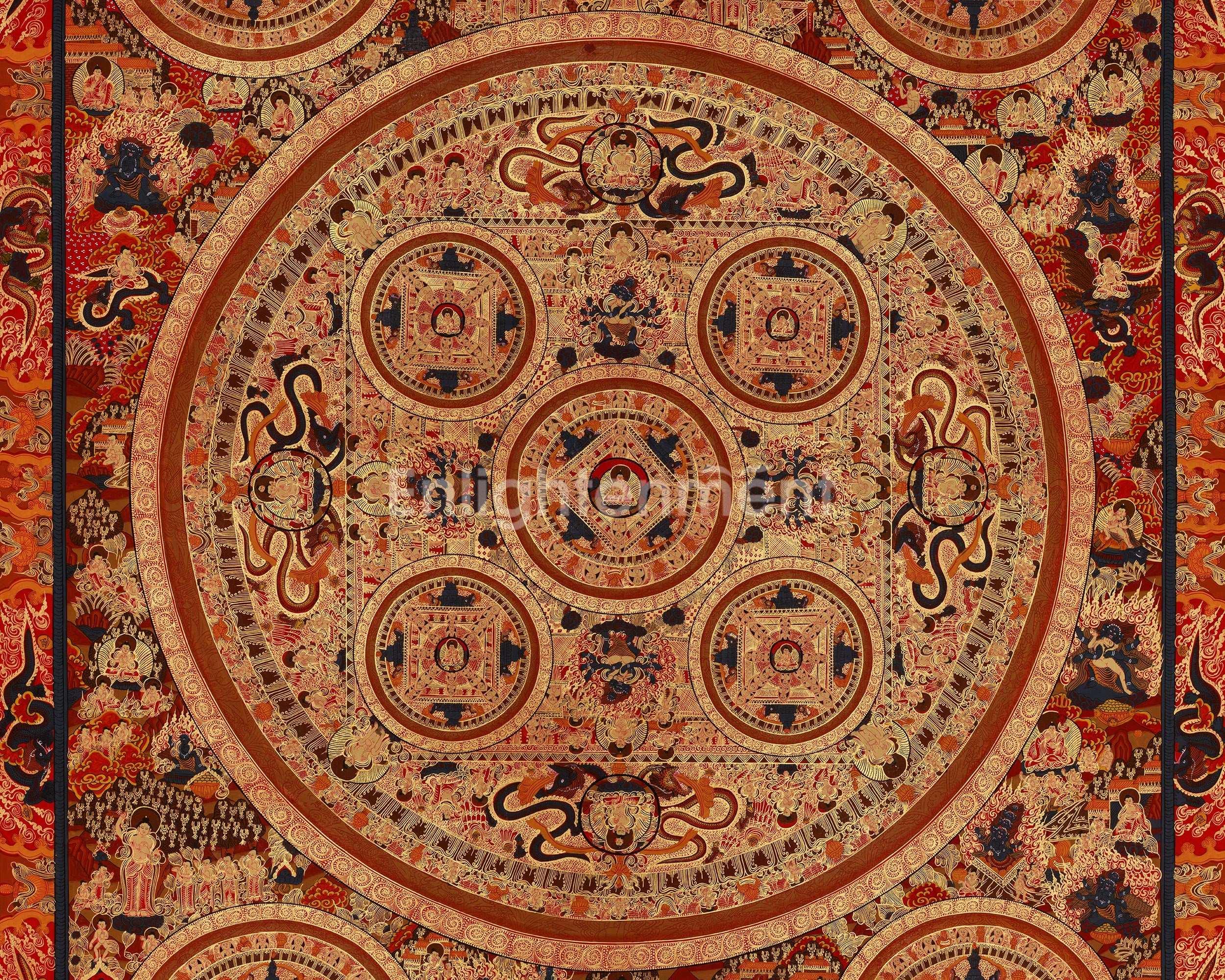 Divine Buddha Mandala | Timeless Symbol of Enlightened Wisdom