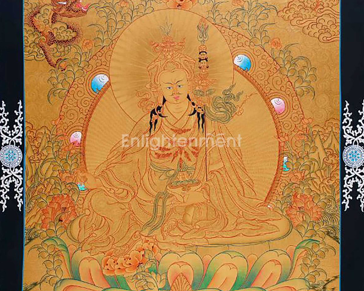 Padmasambhava Thangka Painting | Lotus Born Master of Buddhism