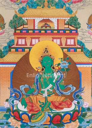 21 Taras Figurine Painting | Taras of Orgyen Chokgyur Lingpa Tradition