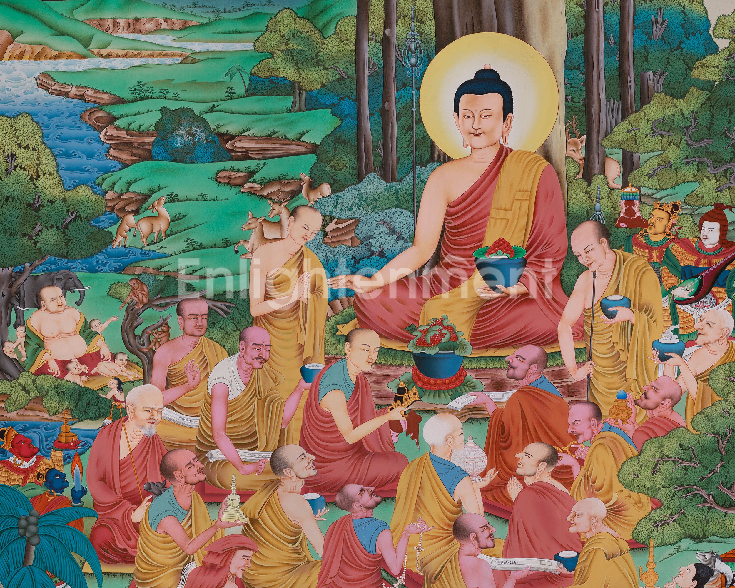 Himalayan thangka of Shakyamuni Buddha | Dharma Teacher