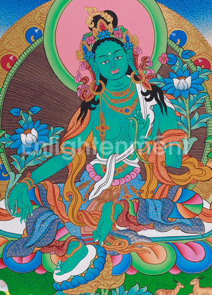 Traditional Shyamatara | Divine Protector of Compassion & Swift Action