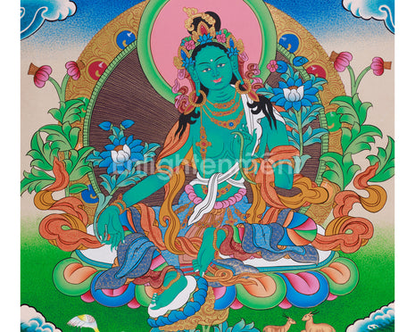 Traditional Shyamatara | Divine Protector of Compassion & Swift Action